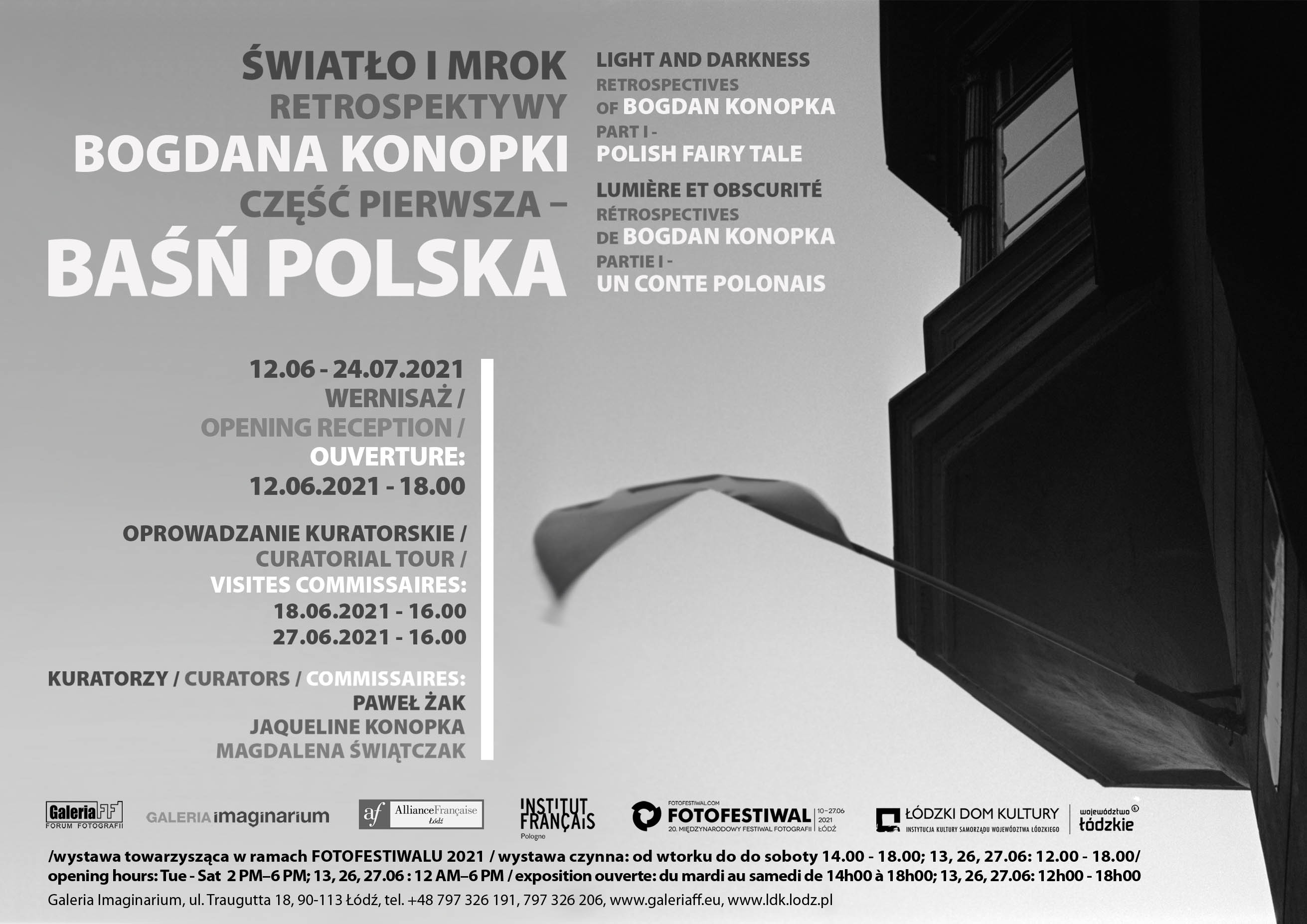 Light and darkness retrospectives of Bogdan Konopka -- an invitation